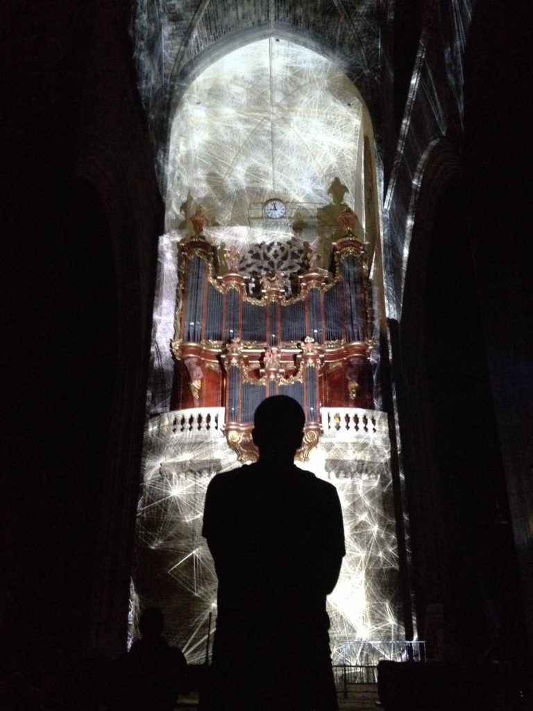 ARTEFACT BASILIQUE SAINT-MICHEL - projections video-mapping performance exposition bordeaux arts visuels